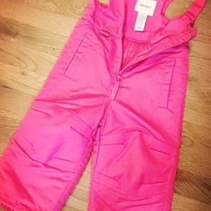pink and purple snow pants
